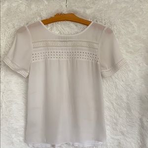 Adorable eyelet design top from LOFT